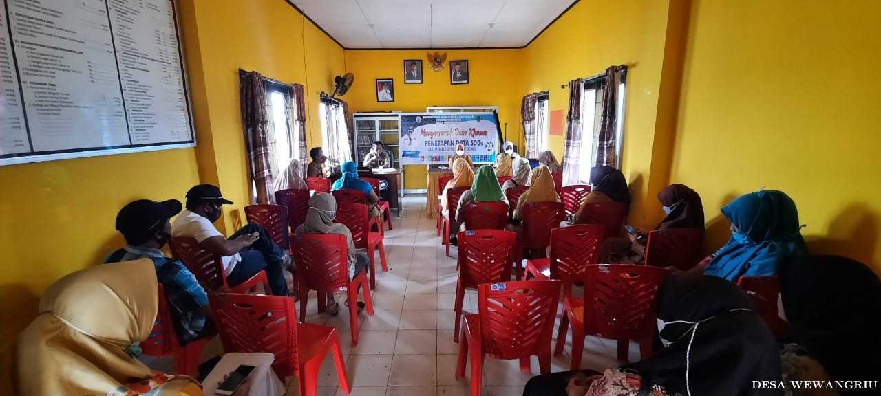 Musyawarah Desa Khusus Penetapan Data SDGs Tahun 2021